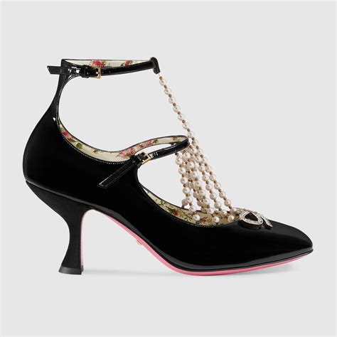 gucci pumps with pearls|authentic women gucci shoes new.